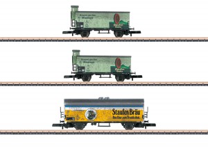 (Neu) Märklin Spur Z 86603 Wagenset "Brauerei", DB, Ep.III,