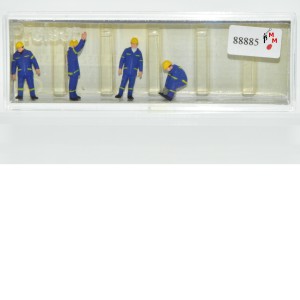 Preiser 10433 THW-Helfer in Kleidung um 1999, (88885)