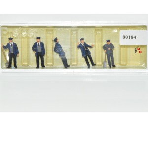 Preiser 12191 Lokführer, Heizer und Bedienstete von ca. 1890-1925, (88184)