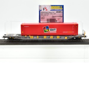 KombiModell 20381.01 Taschenwagen der HUPAC(CH) "GVT Intermodal", (66597)