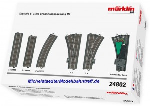 (Neu) Märklin 24802 Digitale C-Gleis-Ergänzungspackung D2,