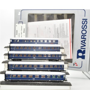 Rivarossi 2900 Wagen-Set "Blauer Enzian", (70050)