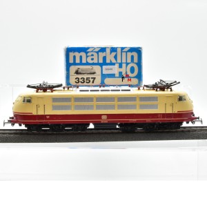Märklin 3357.1 E-Lok BR 103 DB, rot/beige, digital, (66644)