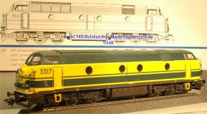 Märklin 3466.800 Diesellok Serie 55 SNCB "Insider Modell B/Lux",