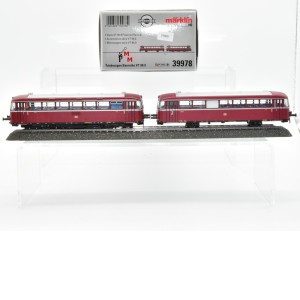 Märklin 39978 Schienenbus VT 98.9 mit Steuerwagen, DB, Ep.III, (19060)