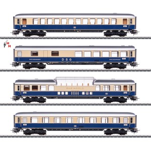 (Neu) Märklin 40852 Rheingoldwagen-Set, 4-teilig, "Tin Plate", MHI 01/2026