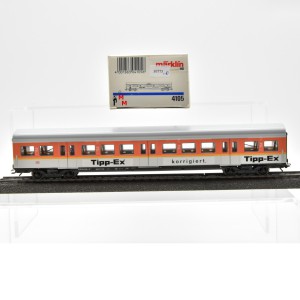 Märklin 4105.10 S-Bahn Wagen 2. Kl., Innenbeleuchtung, "Tipp-Ex"(30773)