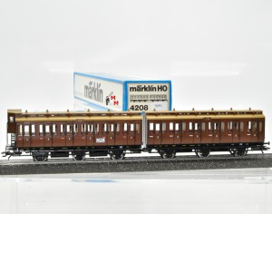 Märklin 4208 Abteilwagen-Paar der KPEV, (78991)