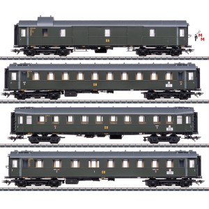 (Neu) Märklin 42514 Schnellzugwagen-Set der DR (DDR),