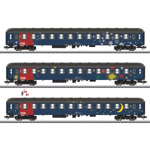 (Neu) Märklin 42698 Reisezugwagen-Set, 3 Wagen, DSB, Ep.V,