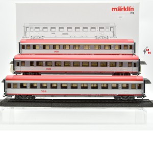 Märklin 42725 Schnellzugwagen-Set in neuem Design der ÖBB, (30421)