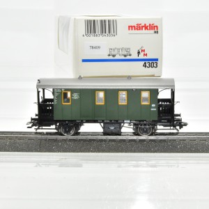 Märklin 4303 Post/Gepäckwagen, beleuchtet, (78409)