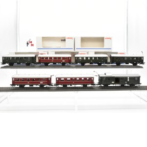 Märklin 4316.999 Wagengarnitur "Einheits-Nebenbahnwagen", beleuchtet, Funktionsdecoder, (23192)