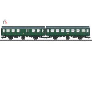 (Neu) Märklin 43196 Umbauwagen-Paar 2. Klasse mit Geüäckabteil, DB, Ep.III,