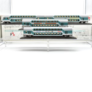 Märklin 43589 Doppelstockwagen-Set mit Werbung, (30540)