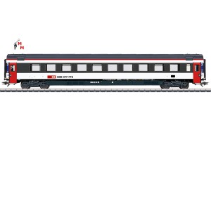 (Neu) Märklin 43675 EuroCity Schnellzugwagen 2. Kl. SBB, Ep.VI,