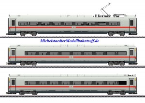 (Neu) Märklin 43724 Ergänzungswagen-Set zum ICE 4, (3 Wagen),