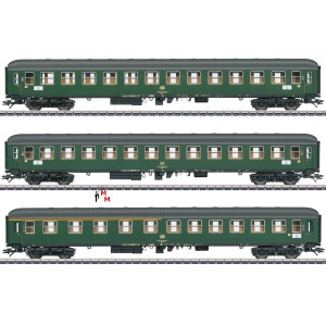 (Neu) Märklin 43936 Schnellzugwagen-Set zum Postwagen, 3 Wagen,