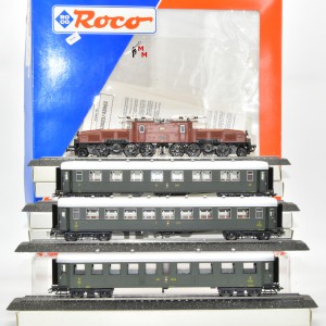Roco 43982 Zugpackung "70 Jahre elektr. Betrieb am Gotthard", Wechselstrom, (78708)