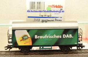 Märklin 4415/2000106 Kühlwagen Braufrisches DAB, (20367)