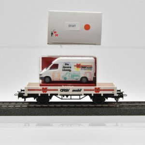 Märklin 4423/98702 Niederbordwagen "Würth Orsy mobil", mit Lieferwagen, (25167)