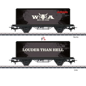 (Neu) Märklin 44296 Wacken Wagen "LOUDER THAN HELL",