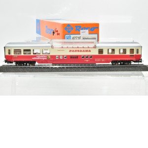 Roco 44408/4271F  TEE-Aussichtswagen der DB, "reisebüro mittelthurgau", Wechselstrom, (66997)