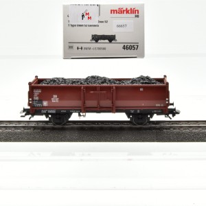 Märklin 46057 Offener Hochbordwagen Omm 52, DB, Ep.III, (66657)