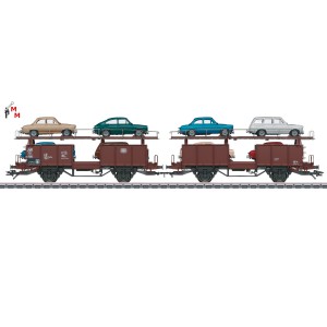 (Neu) Märklin 46129 Autotransportw.-Paar Laaes (bel), DB,IV,