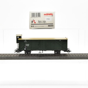 Märklin 46151 Ged. Güterwagen mit Bremserhaus, (25222)