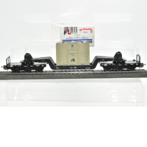 Märklin 4618.4 Tiefladewagen der DB, beladen mit abnehmbarer Kiste, (78522)