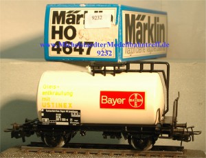 Märklin 4647.1 Kesselwagen "Ustinex", gelbe Schrift, (9232)