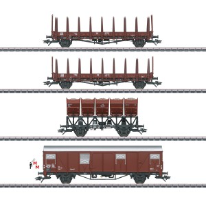 (Neu) Märklin 46662 Güterwagen-Set der DB, Ep.III,