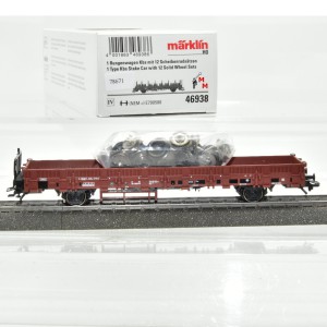Märklin 46938 Rungenwagen mit Beladung, DB, Ep.IV, (78671)
