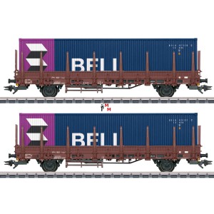 (Neu) Märklin 46939 Rungenwagen-Set  der NS AG, Ep.IV,