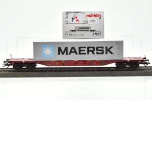 Märklin 47057 Container-Tragwagen "MAERSK", (66727)