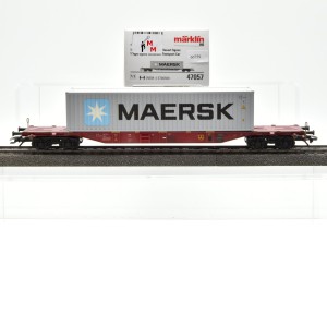 Märklin 47057 Container-Tragwagen "MAERSK", (66759)