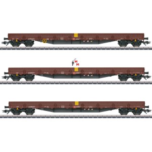 (Neu) Märklin 47162 Niederbordwagen-Set  der DB AG, Ep.VI,