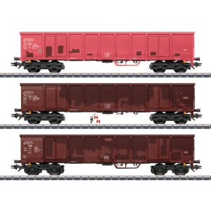 (Neu) Märklin 47188 Hochbordwagen-Set  der DB AG, Ep.VI,