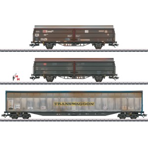 (Neu) Märklin MHI 47349 Schiebewandwagen-Set der DB AG, Ep.V,