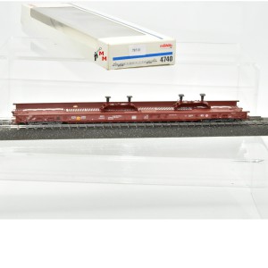 Märklin 4740 Niederflurwagen (Endwagen) für LKW-Transport, (78510)