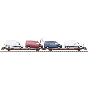 (Neu) Märklin 47430 Flachwagen-Paar der TWA, beladen, Ep.VI,