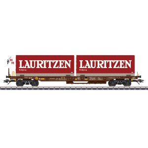 (Neu) Märklin 47439 Taschenwagen "Lauritzen", DSB, Ep.V,