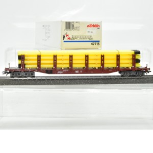Märklin 47713 Rungenwagen der DB mit Gasröhren, (99150)