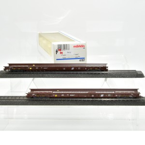 Märklin 4797 Niederflurwagen für LKW-Transport, der ÖBB, (78532)