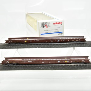 Märklin 4797 Niederflurwagen für LKW-Transport, der ÖBB, (78539)