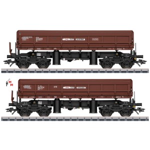 (Neu) Märklin 48460 Set Seiten-Kippwagen Wiebe, 2-teilig,