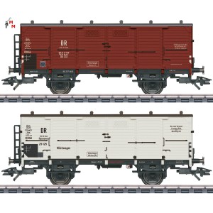 (Neu) Märklin 48818 Milchwagen-Set Gh, 2 Wagen, DB, Ep. IIIa,