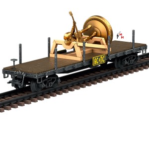 (Neu) Märklin 48837 Flachwagen Stiff upper Lip, "ACDC",