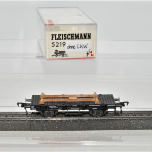 Fleischmann 5219 Flachwagen ohne LKW, DB, (99409)